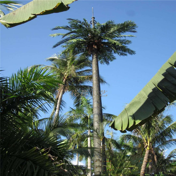 源头厂家专业制作仿真通信基站树 信号塔仿生美化树人造基站树