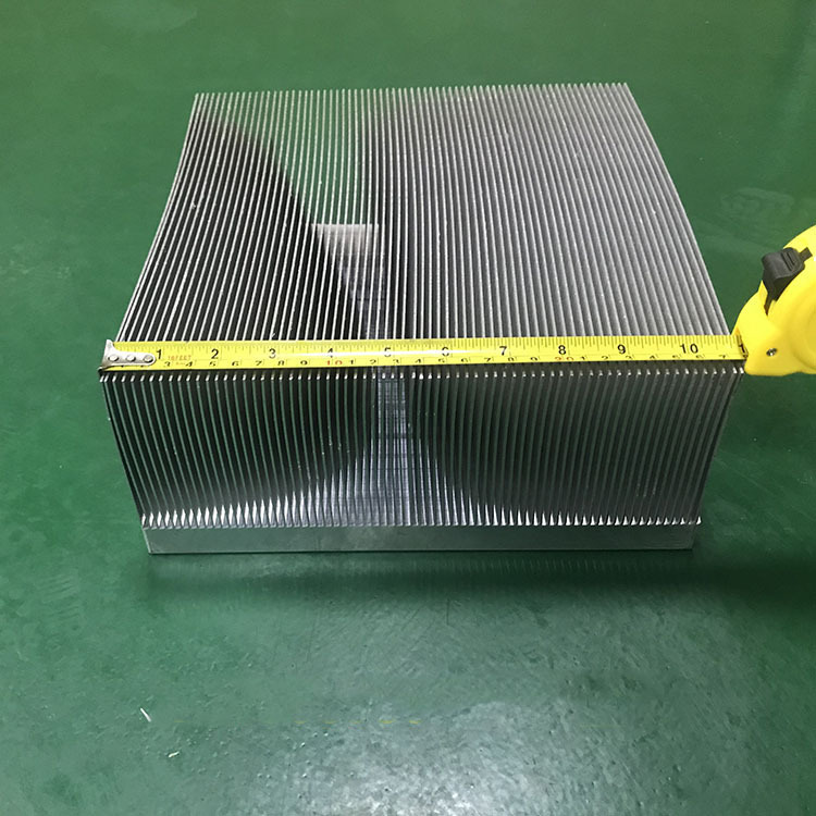 大功率光伏太阳能铝型材散热器厂家直销高密齿散热片定制铝铲齿