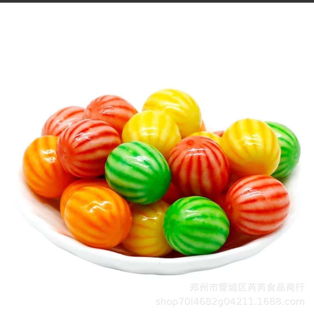 酸宝乐葫芦瓶装西瓜泡泡糖可爱造型儿童创意糖玩38g/瓶x12瓶/盒
