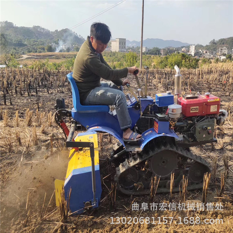 小型手扶拖拉机 多用途大马力犁地机 电启动手扶拖拉机