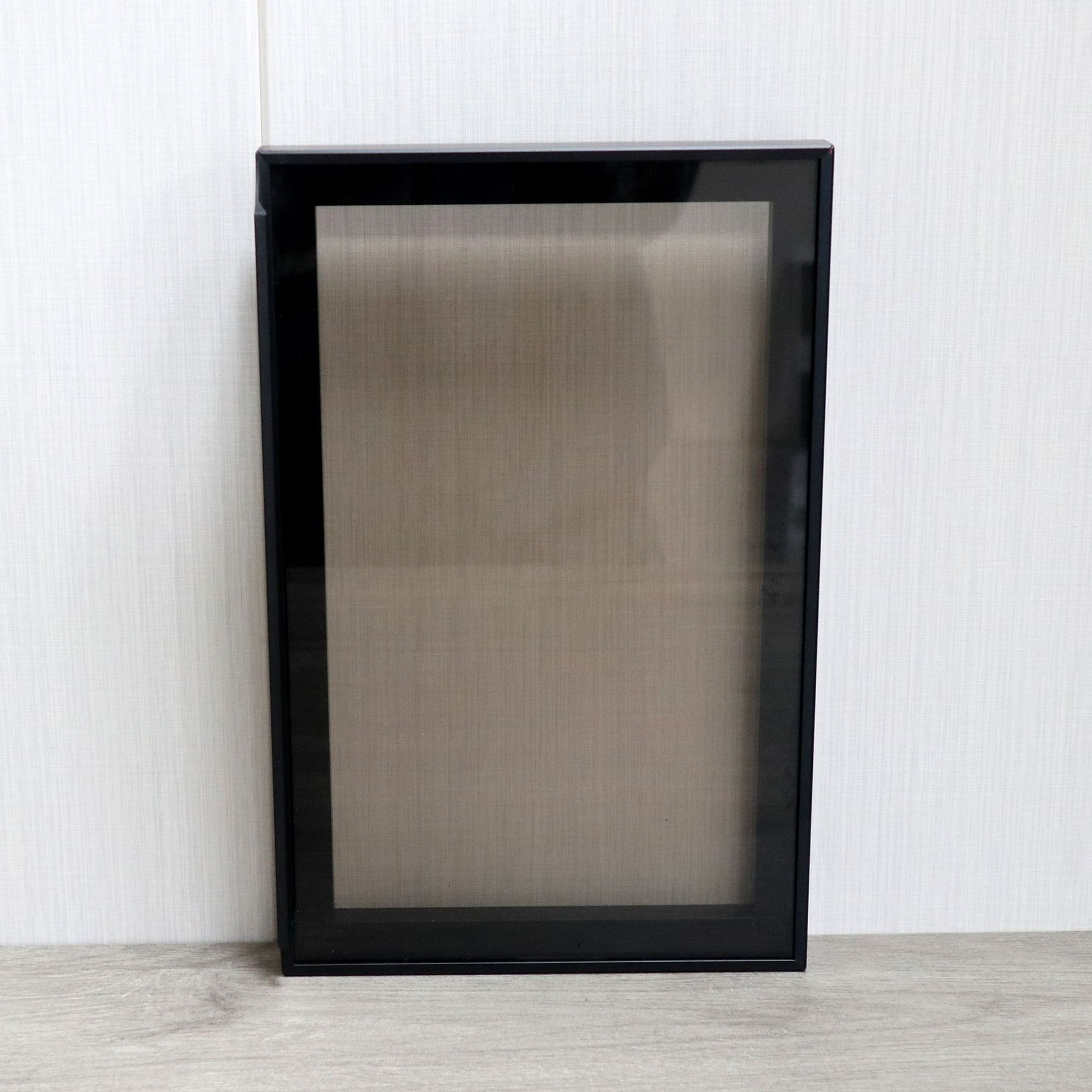 订制书柜衣柜铝框 镜框 红酒柜框 玻璃框 黑色铝框