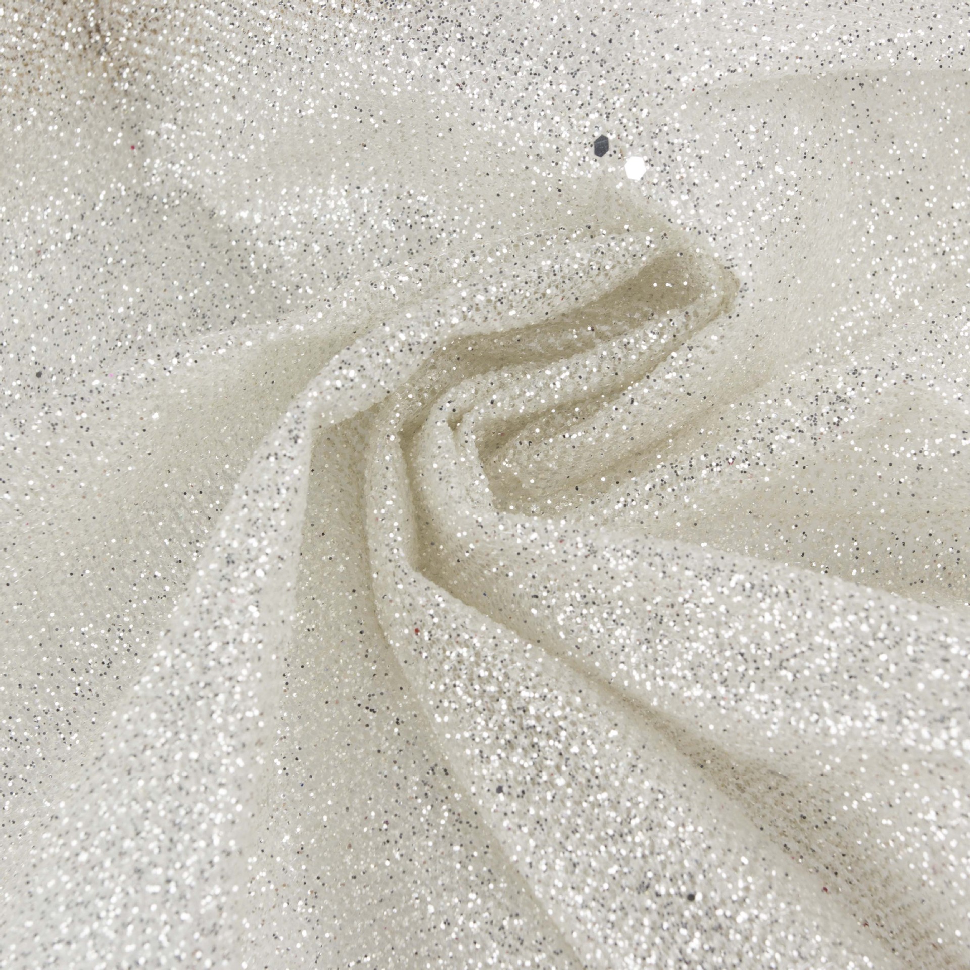 亮片婚纱面料网眼布 闪光网纱 闪亮网纱 网纱撒粉 闪银布 婚纱网