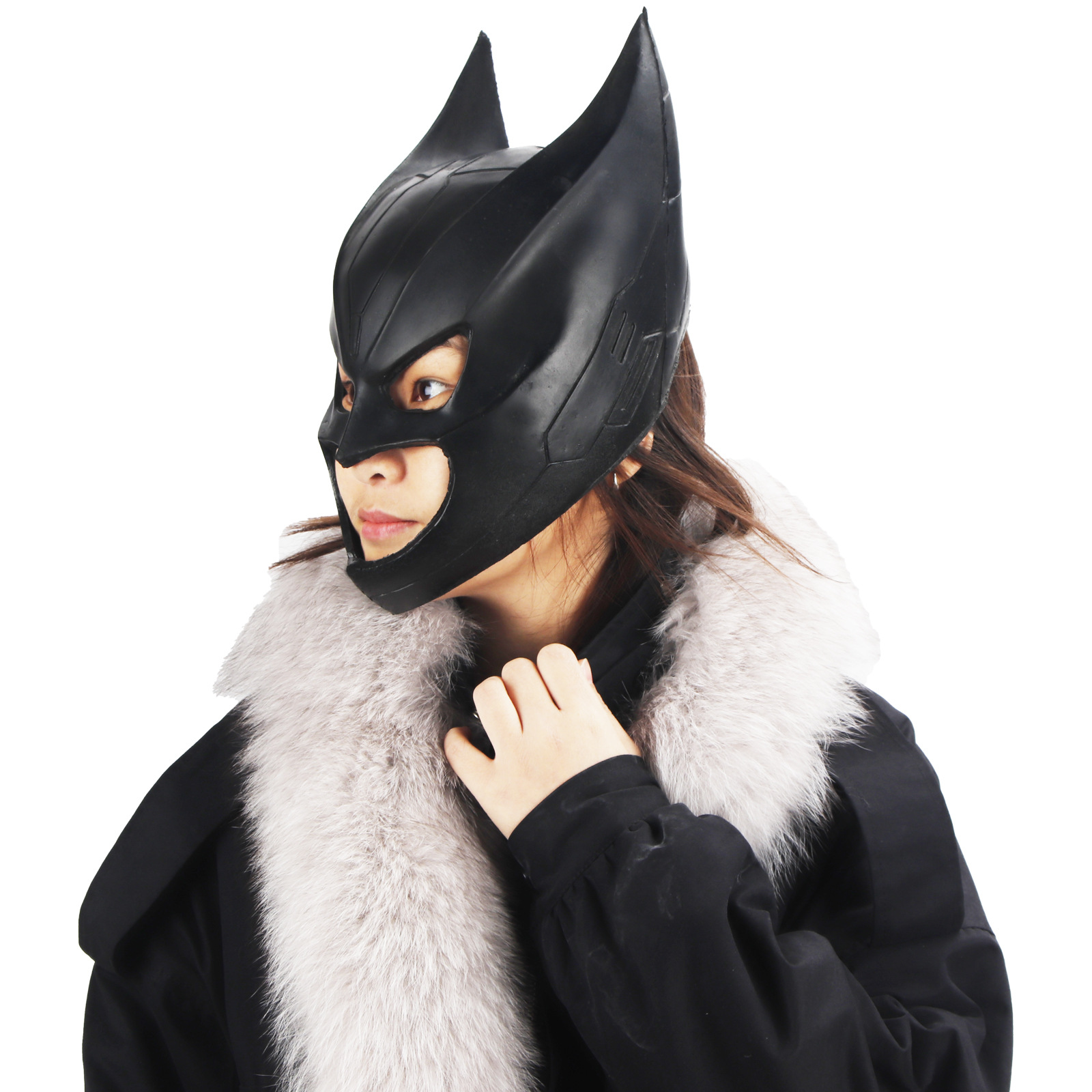 乳胶蝙蝠侠面具 套装派对舞道具cosplay 厂家直销批发万圣节玩具