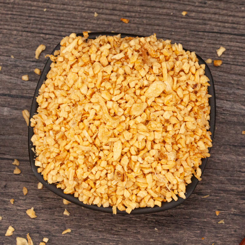 蒜酥 蒜头酥 炸蒜蓉 油炸蒜粒 60斤装餐饮调味品厂家批发