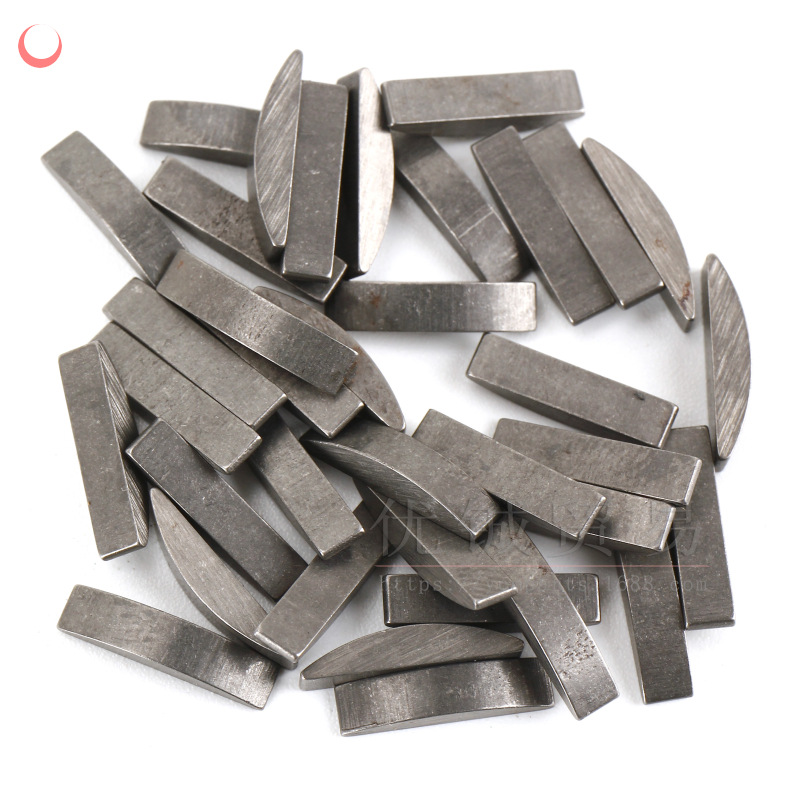 踏板车发动机半圆键gy6 50 80 125 150月亮销 曲轴启动盘固定半圆