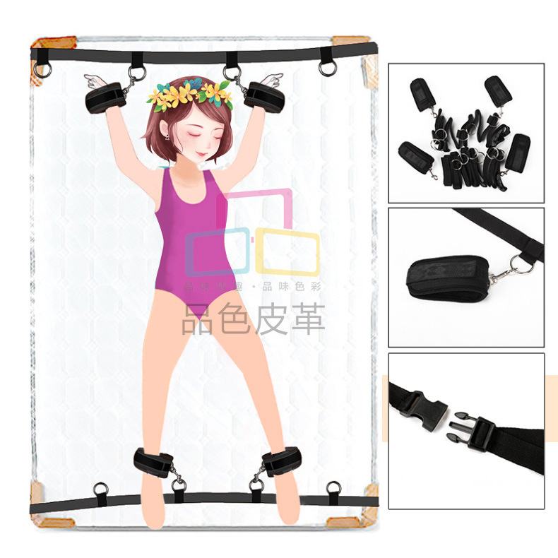 捆绑式情趣女奴手脚束缚分腿带sm调教床上绑带束缚调教道具手铐脚