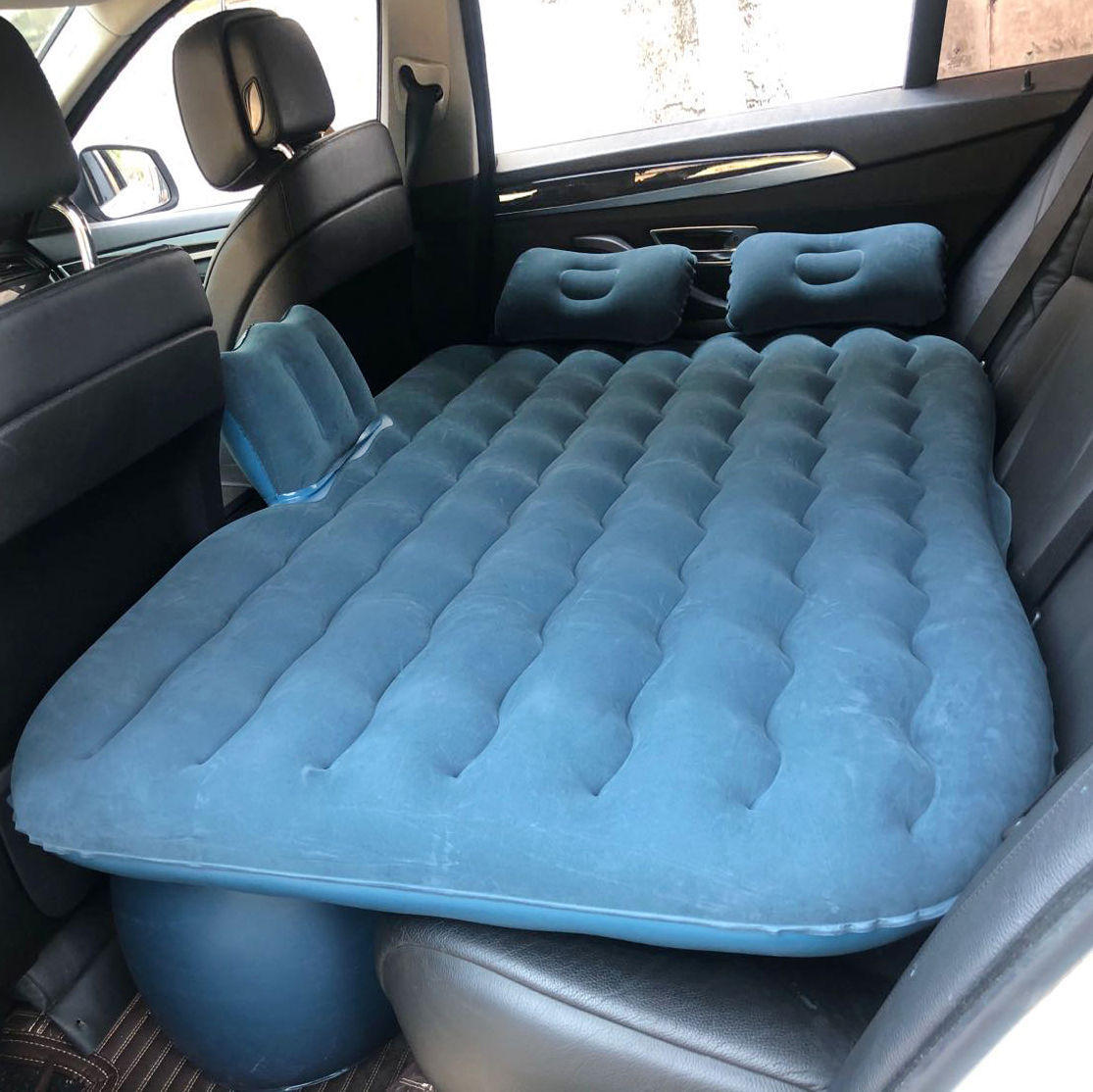 汽车车载充气床垫 植绒充气床家用suv后排气垫床旅行床批发