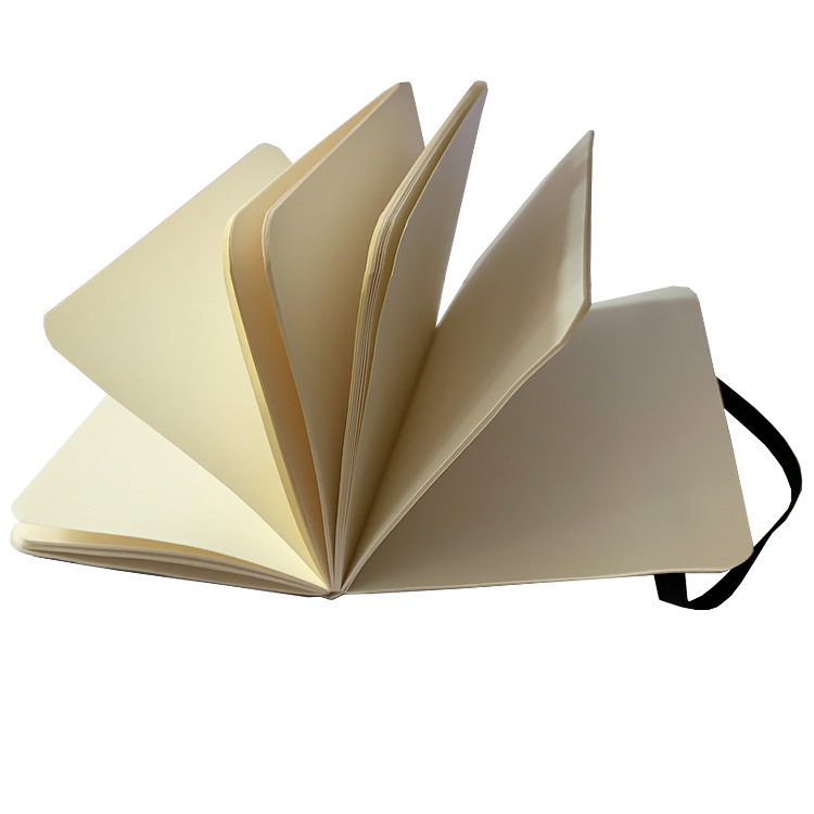 a6特种纸充皮纸软皮本定制丝印logo压纹纸质笔记本便携口袋本子