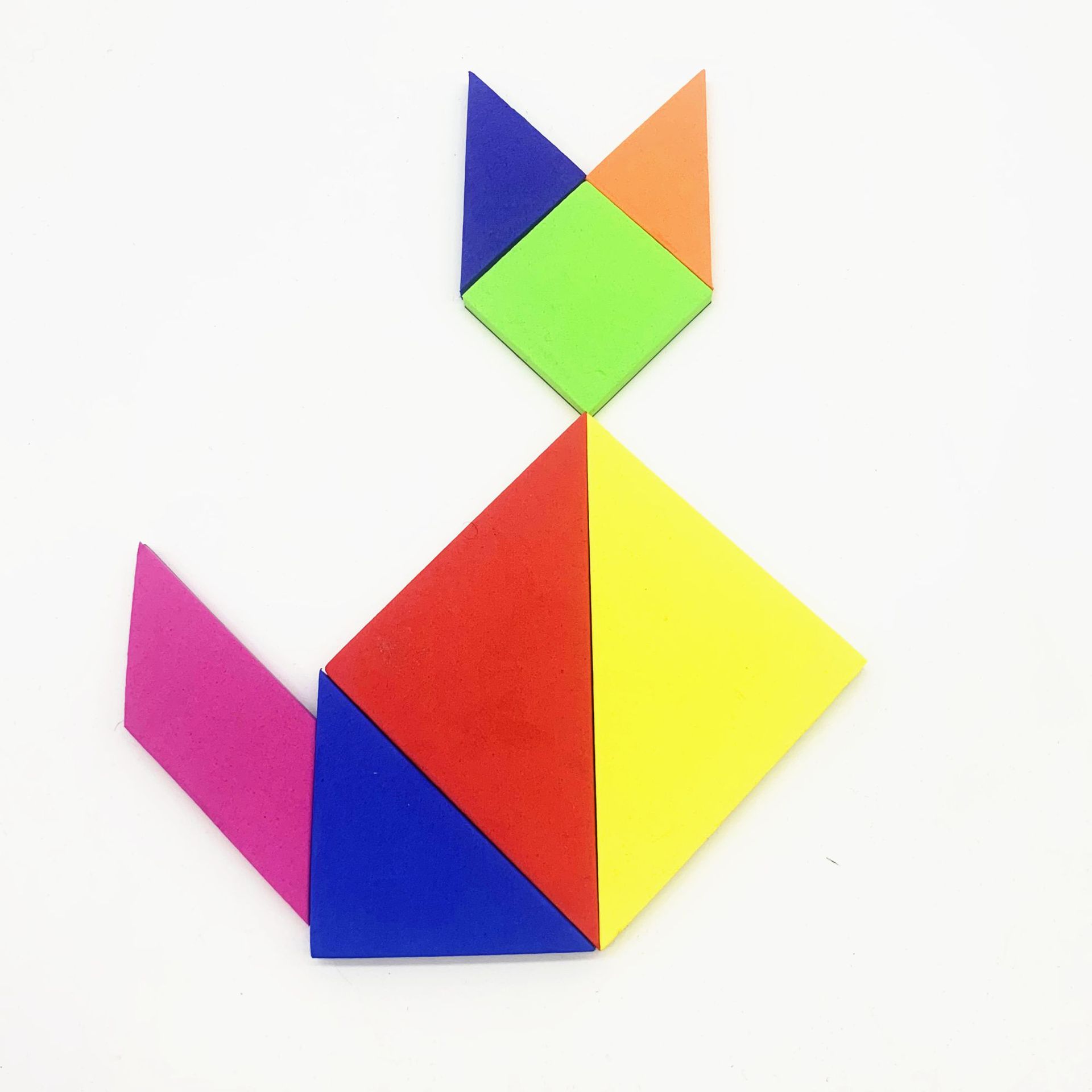 厂家直销 磁性七巧板 环保eva,软磁教具