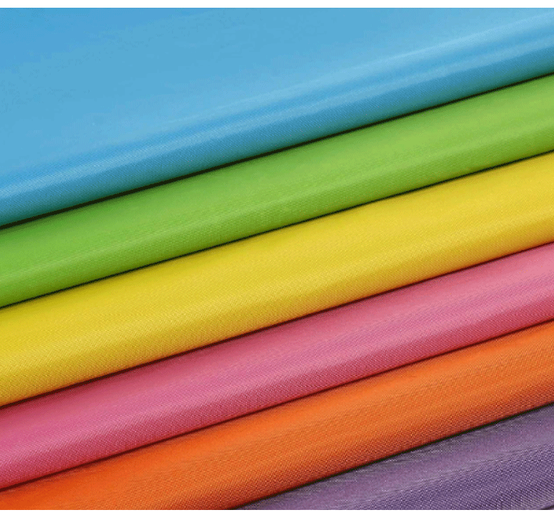 420d平纹彩色pvc布料面料 包包染色布料工厂直供