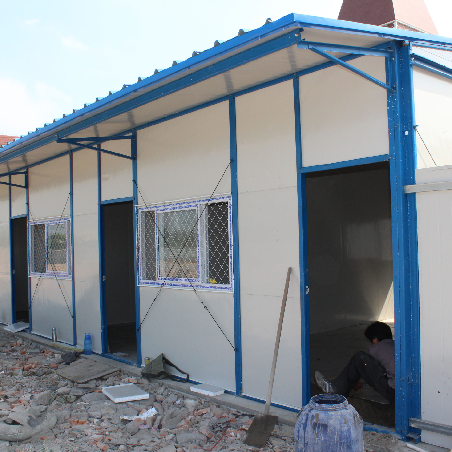 【优惠】苏州6间标准活动房平房岩棉防火活动板房包安装运输