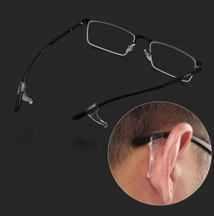 眼镜配件硅胶防滑耳勾防滑套运动户外眼镜防掉耳勾大中号可选热卖