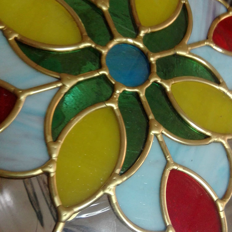 广州彩色蒂凡尼教堂酒吧装饰工艺镶嵌艺术玻璃玻璃穹顶