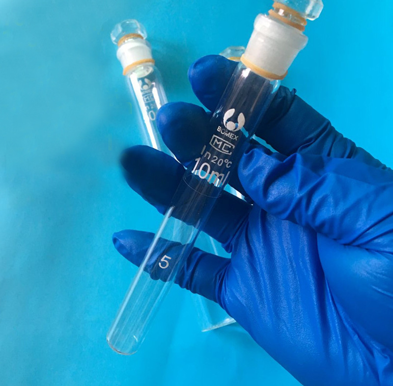 玻璃具塞比色管10ml25ml50ml100m透明比色管试管磨口带塞12支包邮