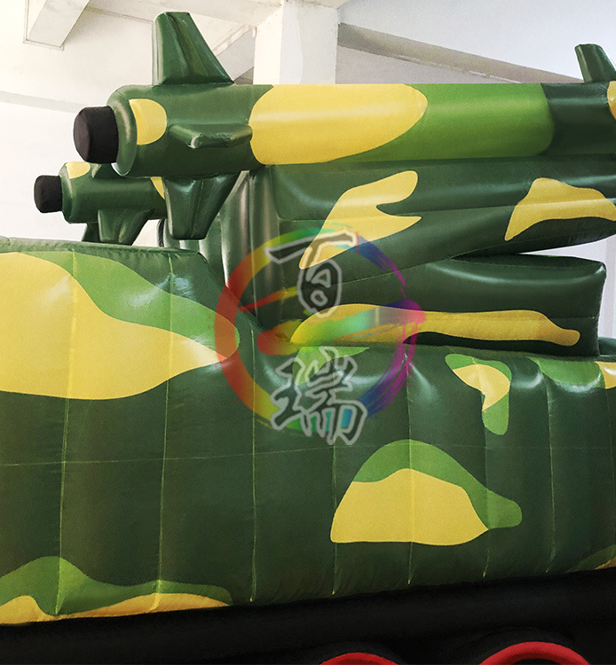 军事仿真火箭坦克气模充气假目标仿真猛士车模型军事演习伪装道具