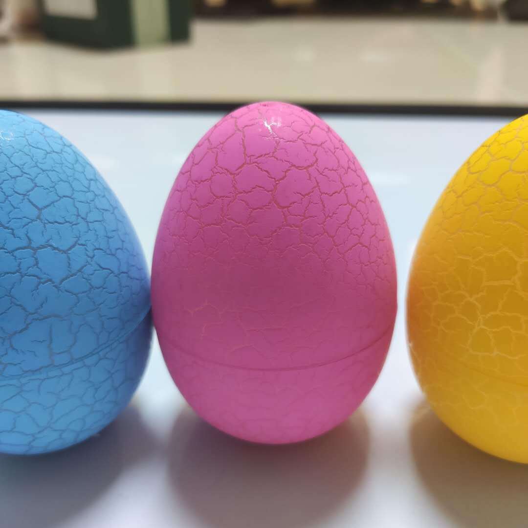 地摊不倒翁摇晃发光恐龙蛋恐侏罗纪仿真裂纹恐龙玩具恐龙蛋模型