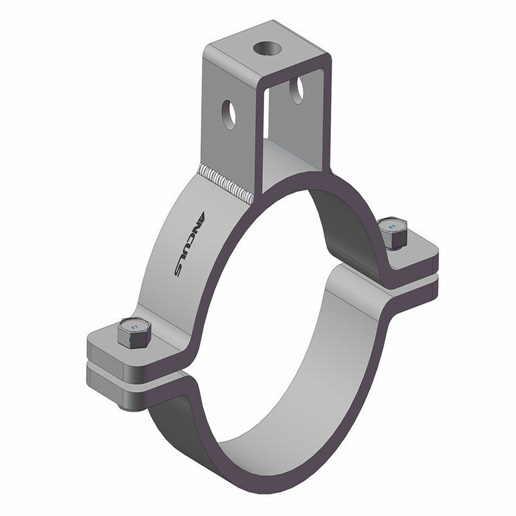 厂家现货 双立式抗震支架管卡管束 镀锌抱箍加厚管卡 管廊配件