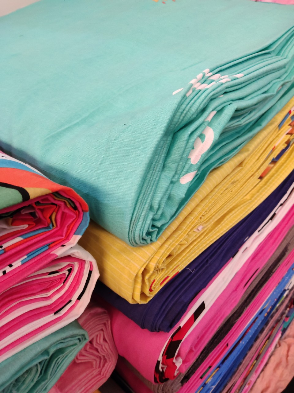 批发库存面料零头布全棉奥绒床单被罩四件套面料布头磨毛棉布尾货