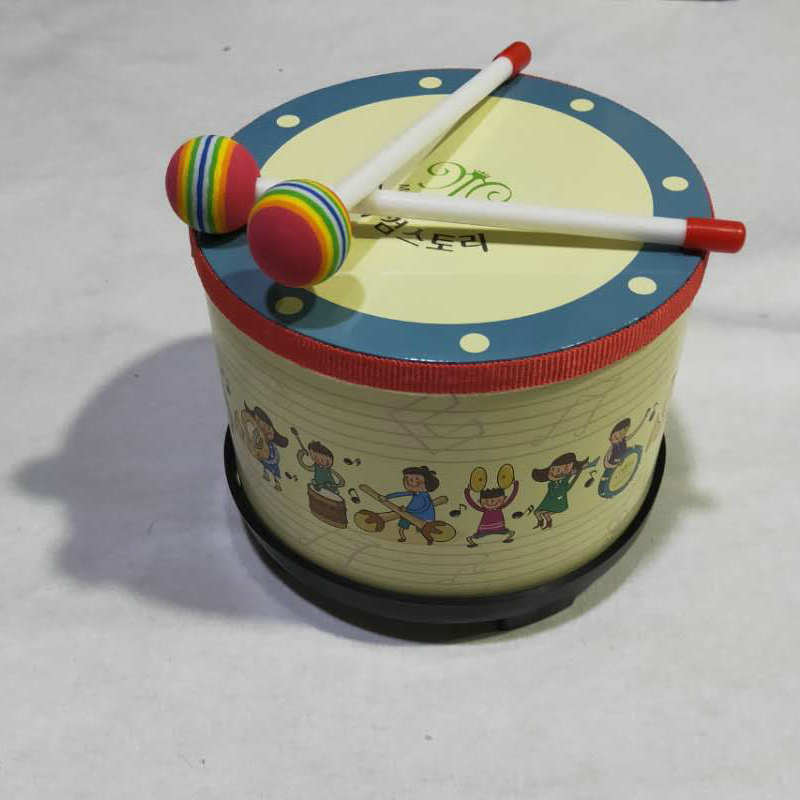 韩国地鼓拍拍鼓奥尔夫打击乐器 敲击小鼓 幼儿园儿童早教教具手鼓