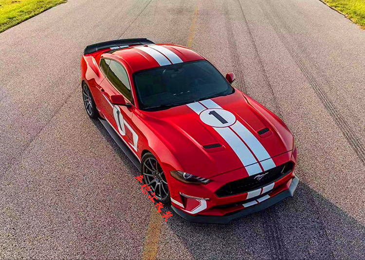 18款野马mustang改装烈焰款碳纤侧裙 野马赛道改装侧裙