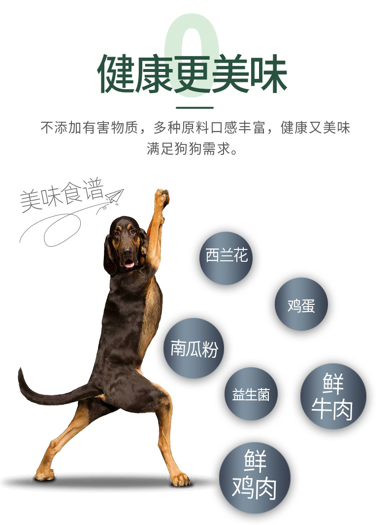 狼族训犬粮4.5kg拉布拉多金毛萨摩耶马犬大颗粒训练用狗粮