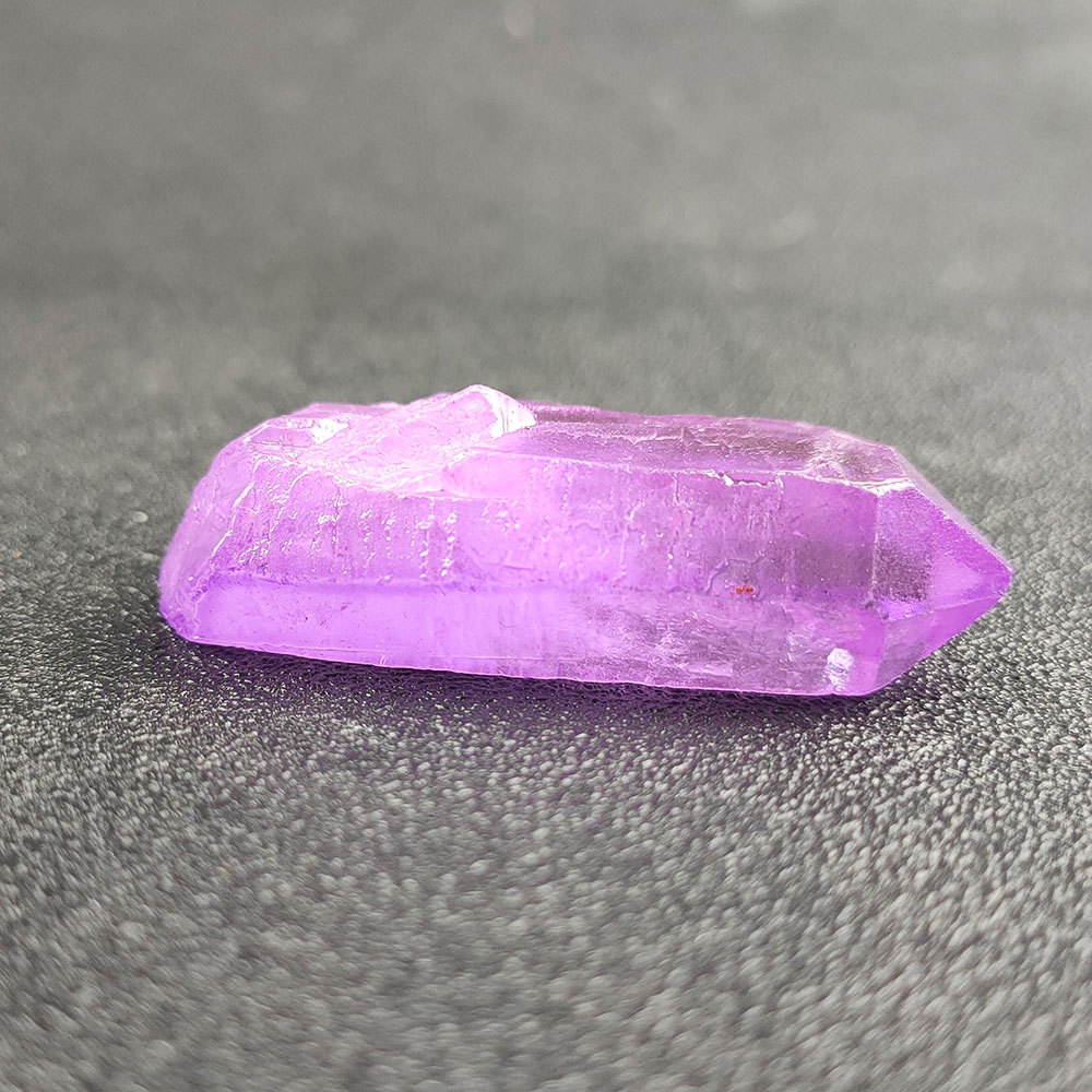 速卖通现货天然原石水晶柱 不规则电镀水晶七彩六棱柱能量摆件diy-阿