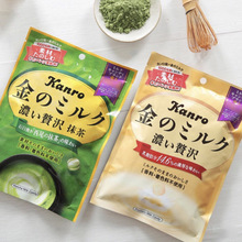 日本进口糖果 Kanro甘露抹茶糖北海道特浓牛奶糖硬糖66g喜糖