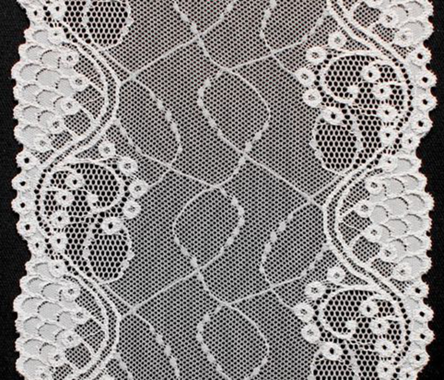 2020新款蕾丝花边简约图案镂空设计有弹花宽18cm长乐工厂批发