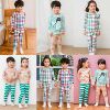 Autumn new pattern the republic of korea children Underwear CUHK Home Furnishings baby Underwear set Thin section puco Autumn new pattern the republic of korea children Underwear CUHK Home Furnishings baby Underwear set Thin section puco