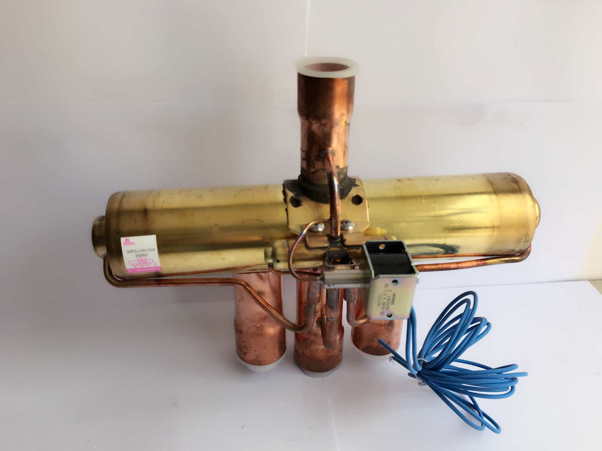 供应三花shf-35a-79 空调四通阀10-12hp四通换向阀 冷暖四通阀