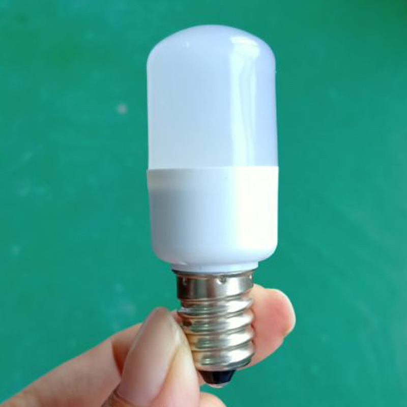 led冰箱灯110v缝纫机配件220v油烟机e12微波炉灯泡e14乳白罩t22