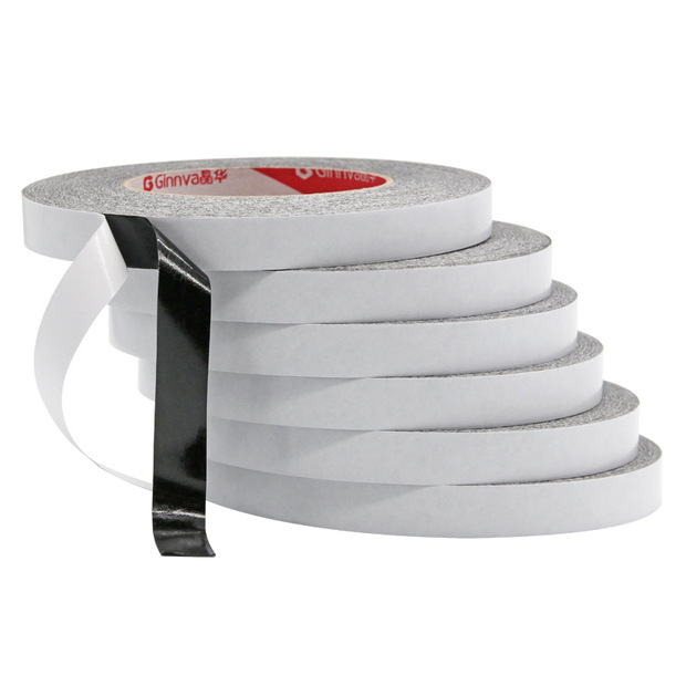 工厂定制黑色双面胶带 免底漆外墙分格真石漆仿砖胶条分线双面胶