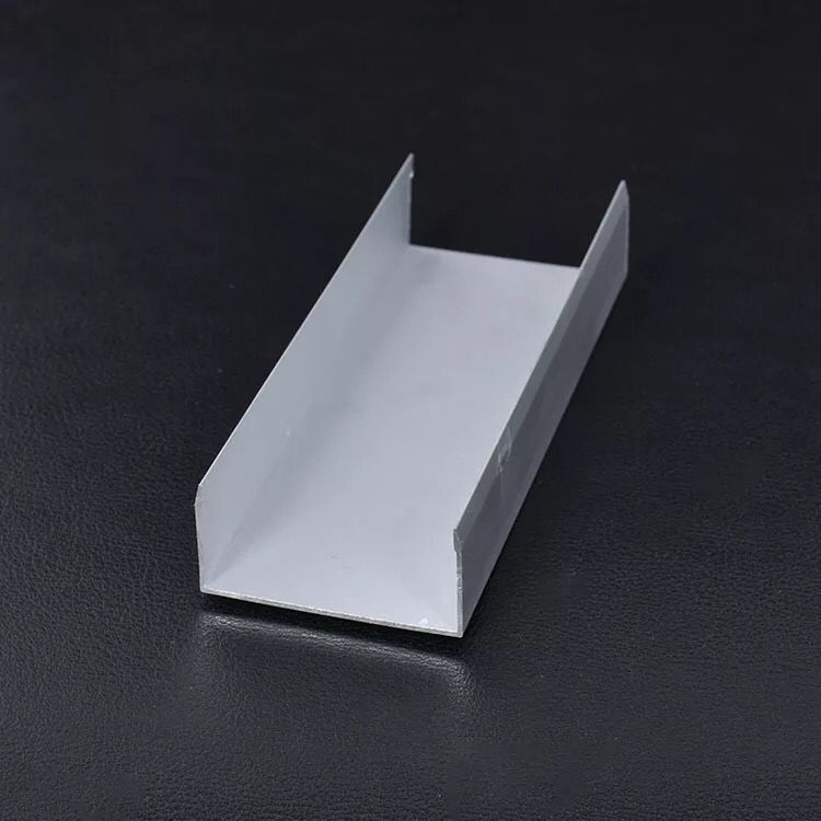 槽铝25*50u型槽75-100 铝合金铝槽净化彩钢板槽铝活动房铝型材