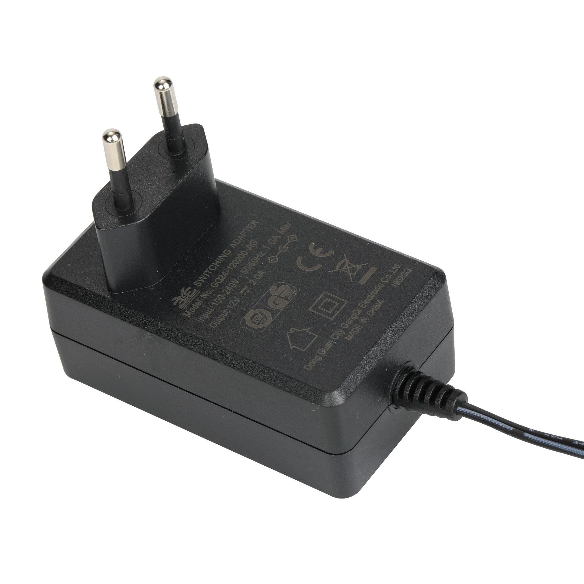 24v2a电源适配器 ce gs 欧规认证适配器 24v灯带电源有现货