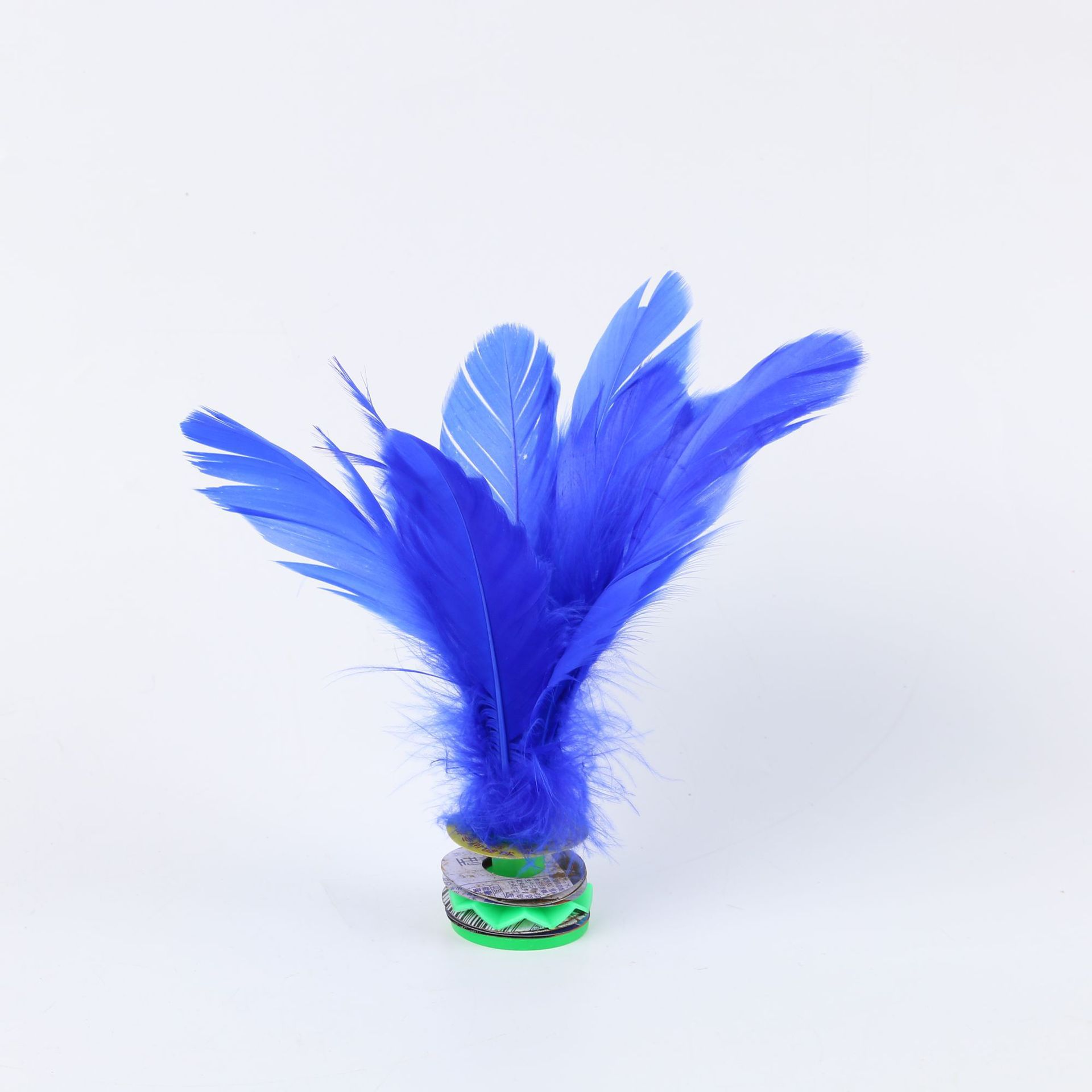 厂家批发儿童羽毛毽子鸡毛毽子运动比赛毽球毽球现货批发彩色羽绒