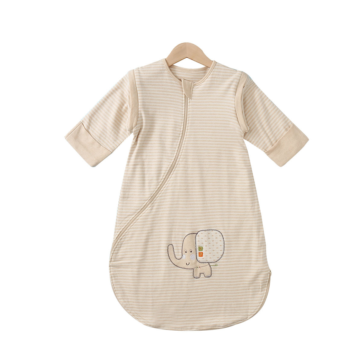 婴幼儿葫芦型防踢被儿童睡袋春秋宝宝一体式防惊跳新生儿睡衣