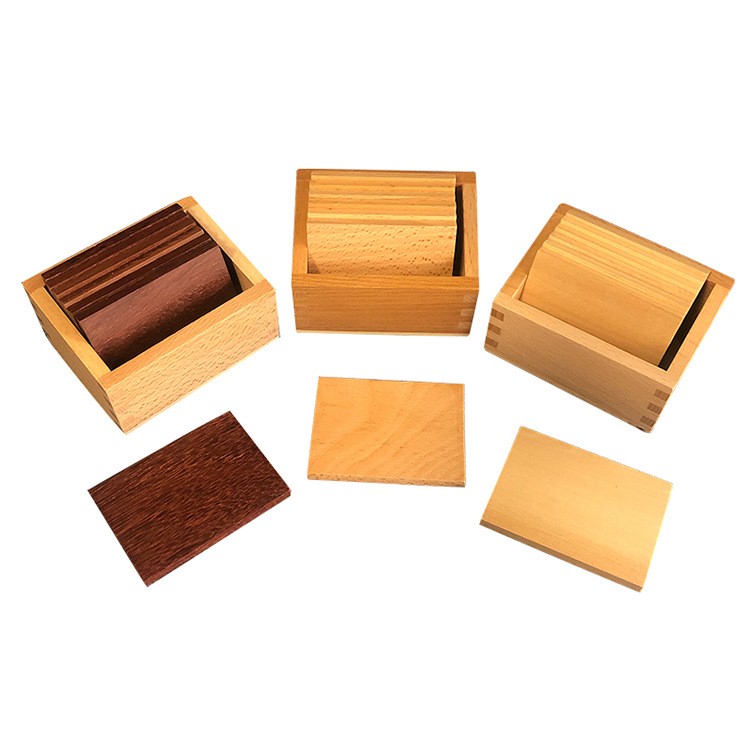 蒙台蒙特梭利蒙氏教具重量板国际版蒙式出口高端感官类教学玩具