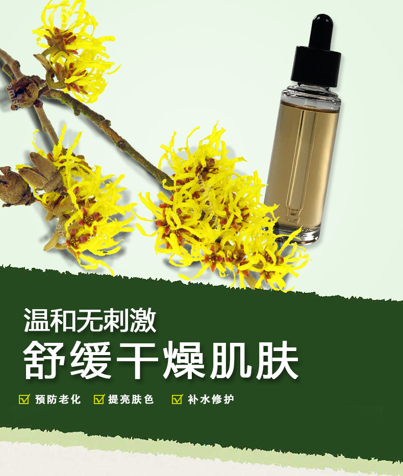化妆品oem金缕梅毛孔紧致精华液保湿修护舒缓收细毛孔代加工1000g