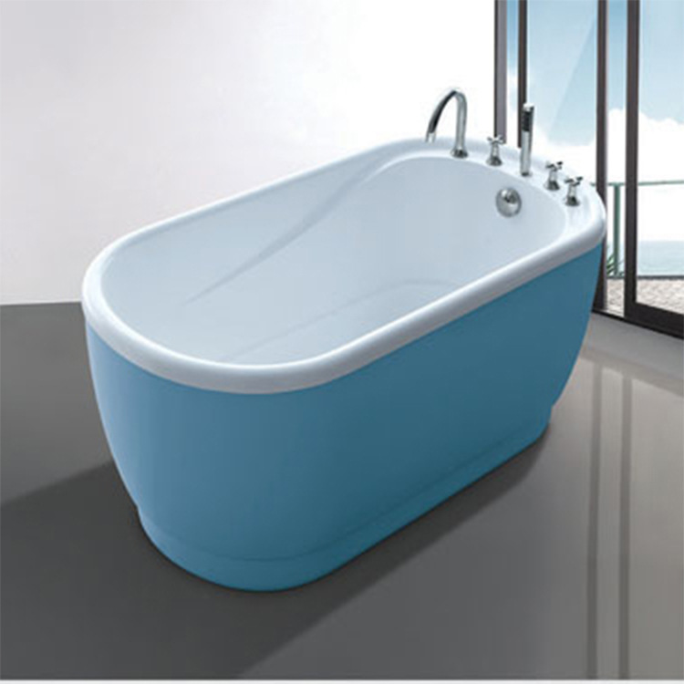 浴缸白色亚克力欧式坐泡卫浴小尺寸独立式小浴缸