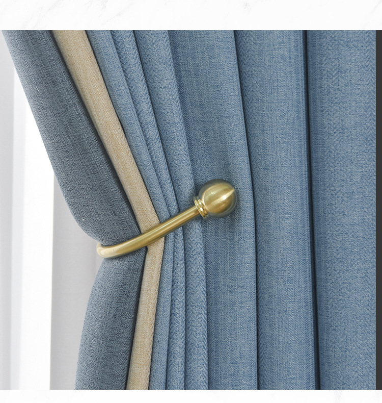 窗帘2020年新款 北欧简约卧室遮光窗帘布雅芙尼客厅飘窗隔热防晒