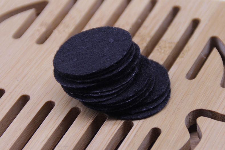 手工diy饰品材料2cm不织布圆片圆形无纺布垫片贴片发扎胸针底片