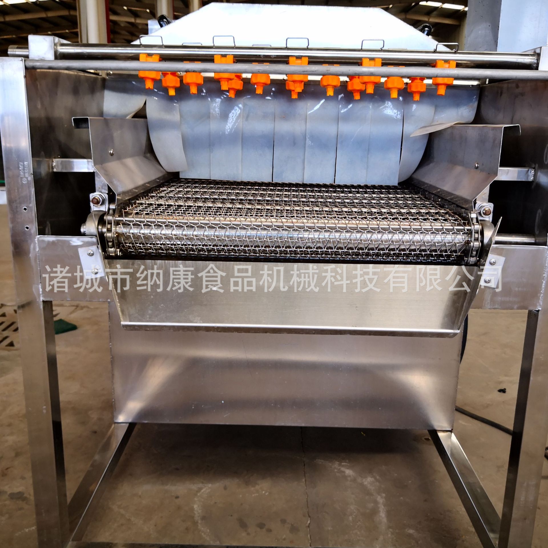 供应 净菜加工生产线 大姜毛刷清洗机高压喷淋清洗线 洗姜机