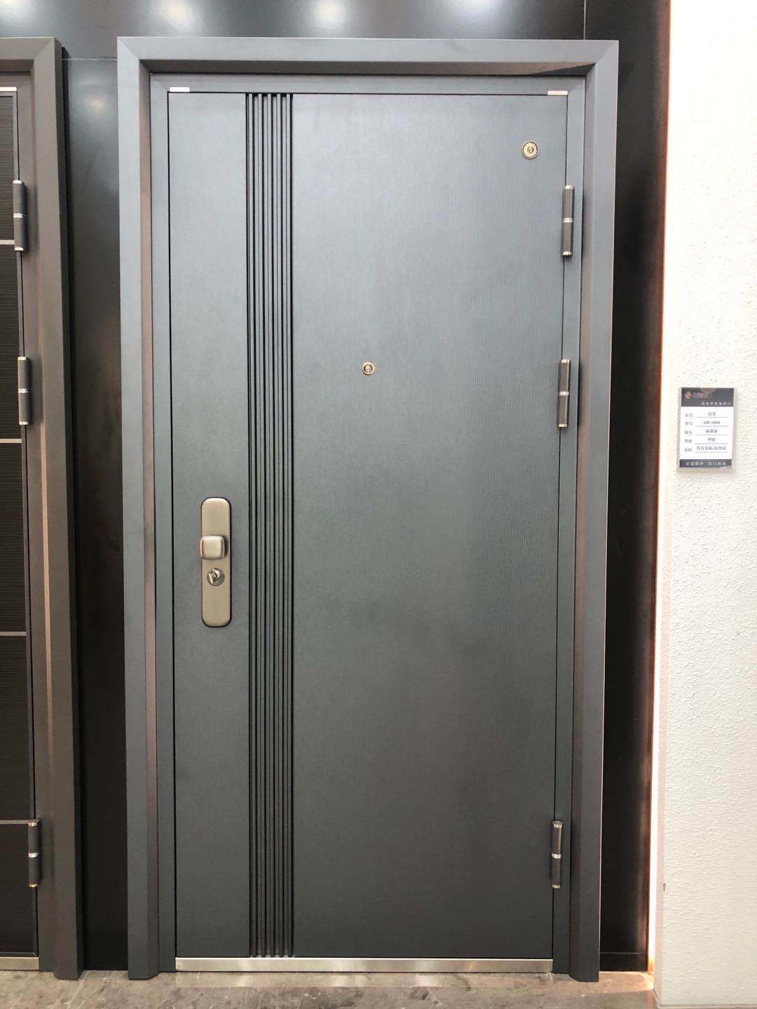 现代简约卧室门家居酒店门 时尚个性拼接平板门平板防盗门系列