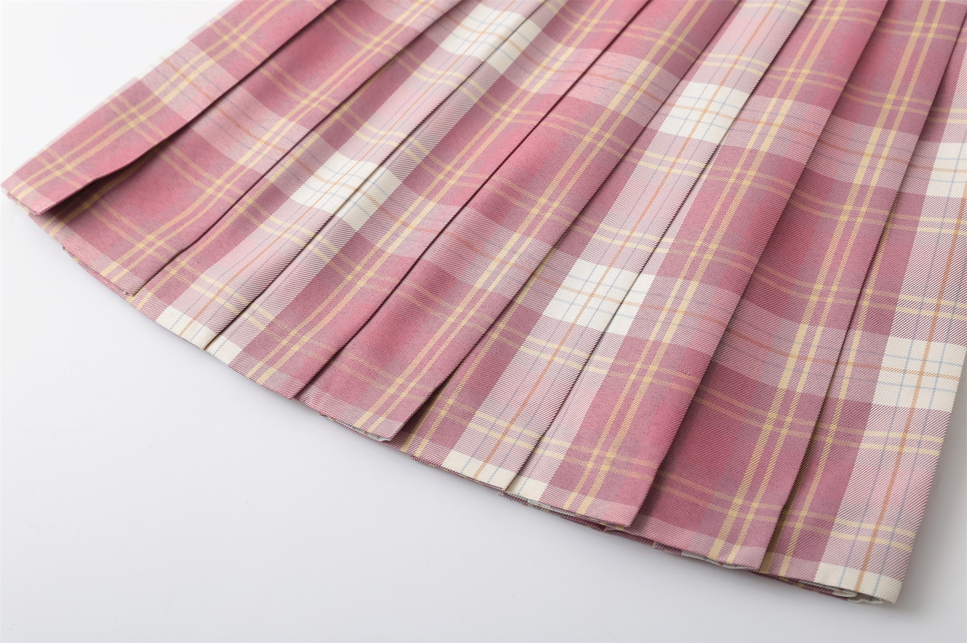 厂家直销jk制服裙正统格子短裙 学院风高腰软妹日系学生百褶裙