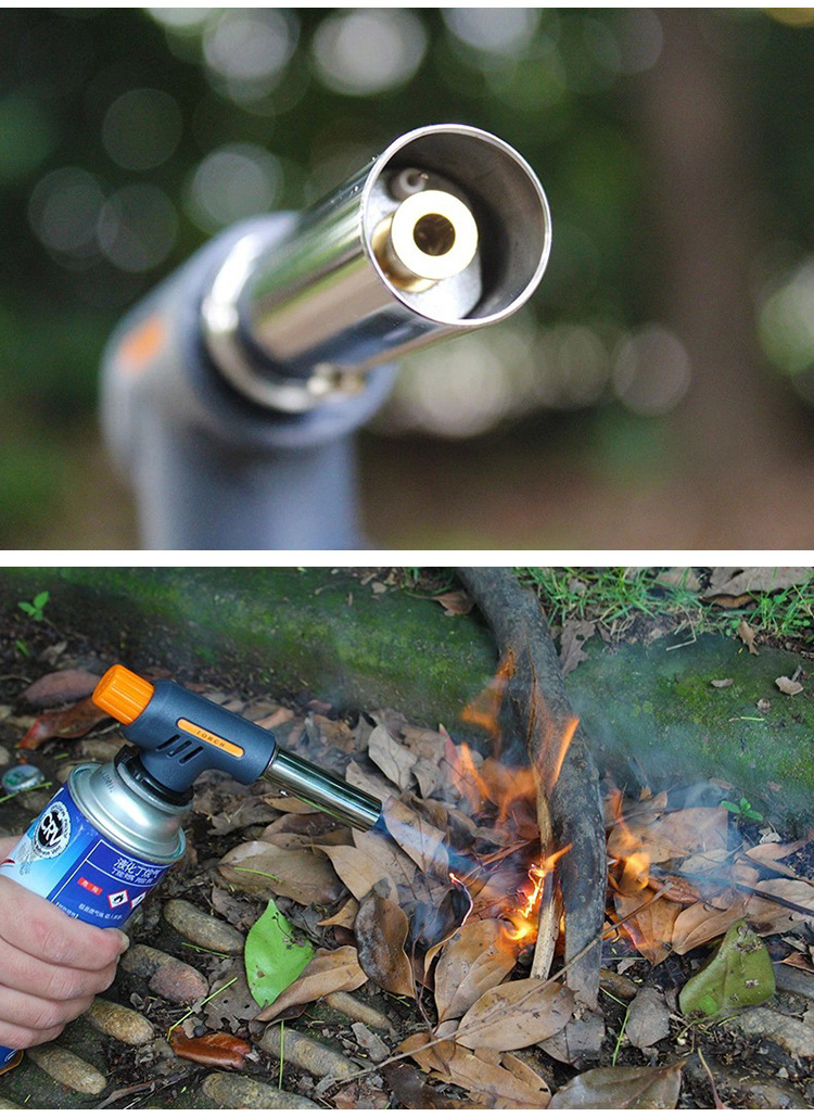 烧毛神器 烧猪毛卡式炉气罐喷枪卡式小型喷枪高温喷枪头 烧猪毛