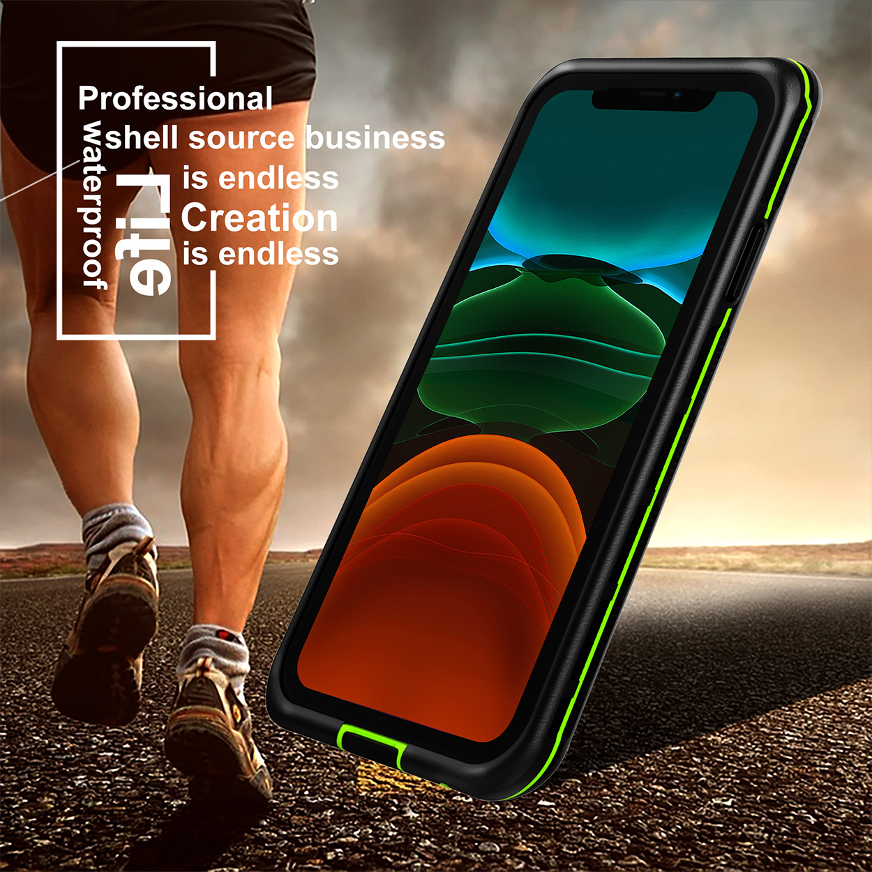 适用于iphone11防水保护套欧美风格爆款热卖iphone11promax防水壳