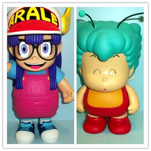 供应批发动漫手办公仔 iq博士 阿拉蕾 小云 2款大号小云小吉手办