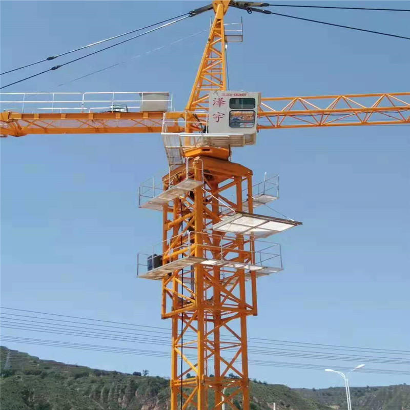 泽宇塔机建筑塔吊   塔机型号qtz125(6515) 出口塔式起重机