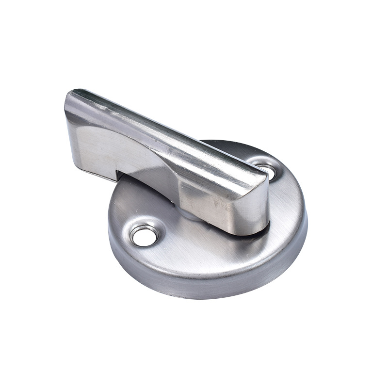 公共卫生间隔断锁扣不锈钢厕所五金配件不锈钢门扣有人无人指示锁
