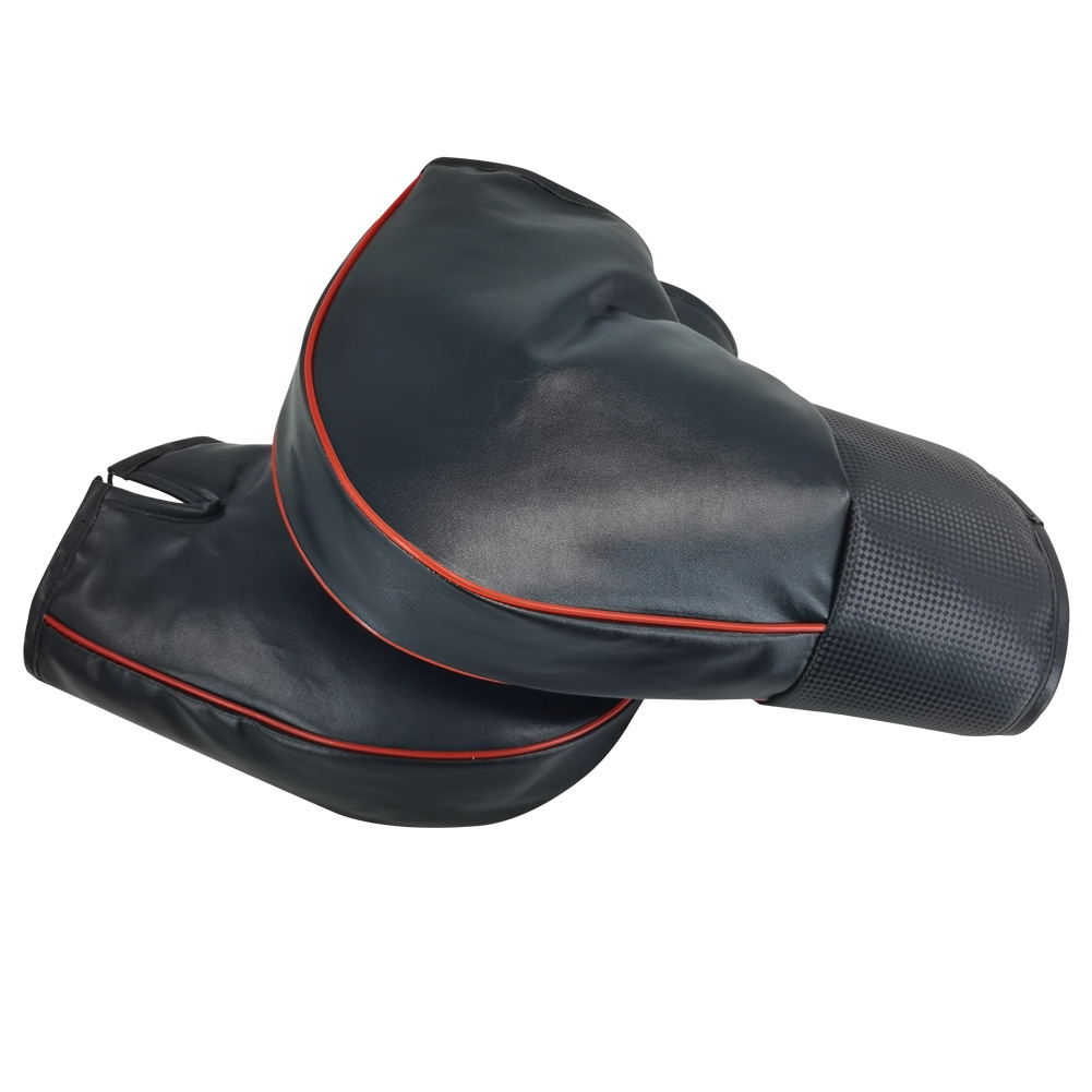 电动摩托车户外骑行男女防风防水防寒车把套加绒加厚保暖手把套